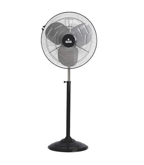 Polycab Sunami Farrata 500 mm Pedestal Fan (Black Chrome II)